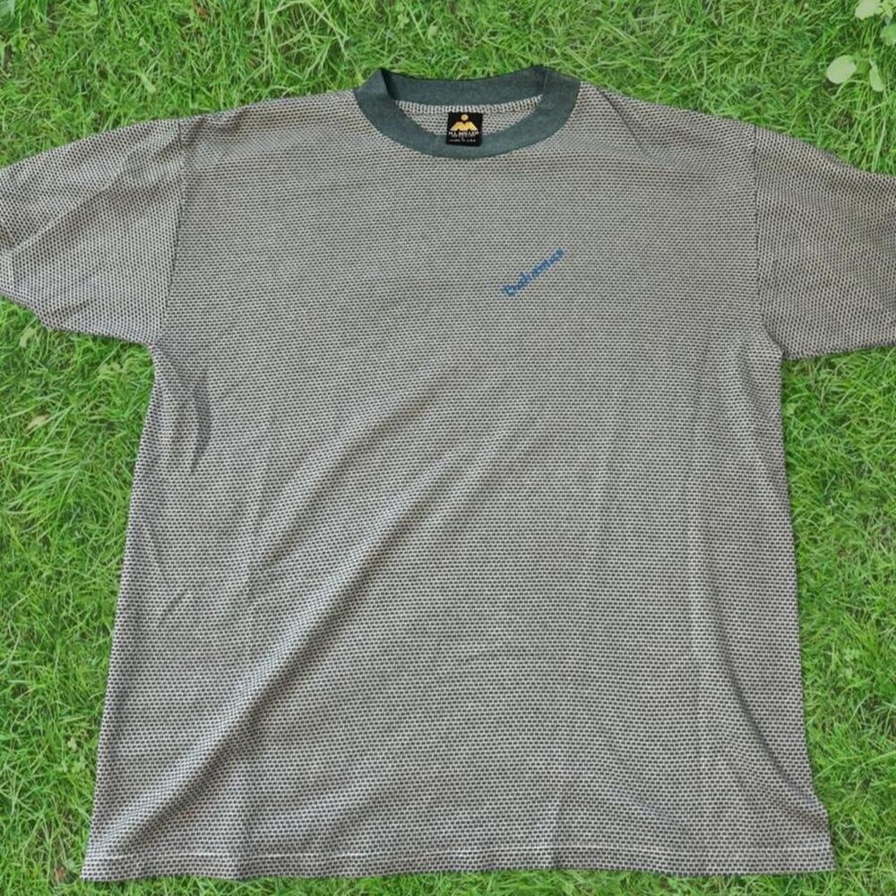Unbranded Men's Blue and Grey Shirt